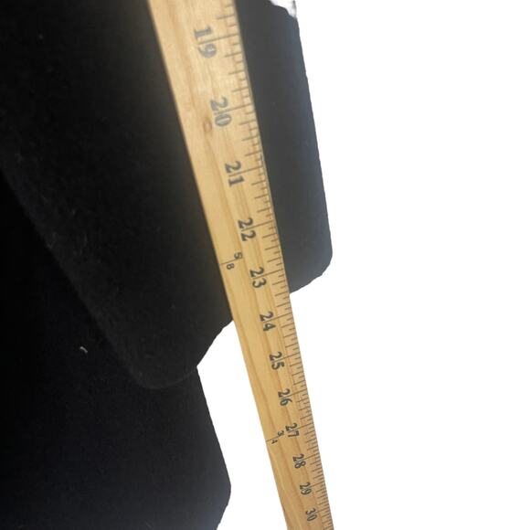 Herman Kay Vintage 90s Plus Size 14W Black Wool Blend‎ Double Breasted Jacket - Picture 13 of 14